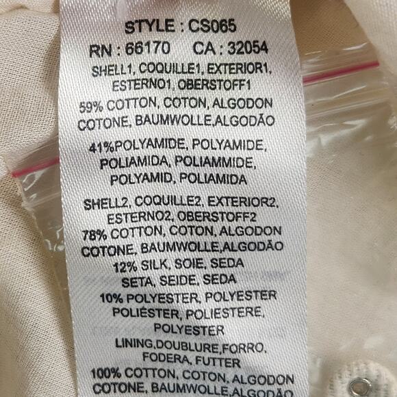 Anthropologie Let Me Be Victoria WMNS Lace Embroidered Mini Dress S Ivory NWT - Picture 15 of 16